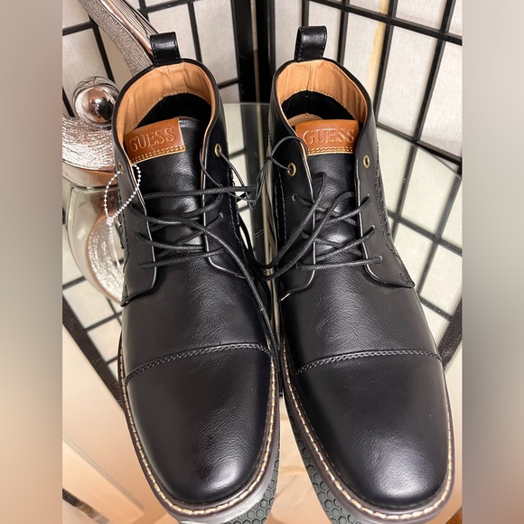 Guess Shoes Mens Guess Gibby Boots Sz 2 Black Poshmark